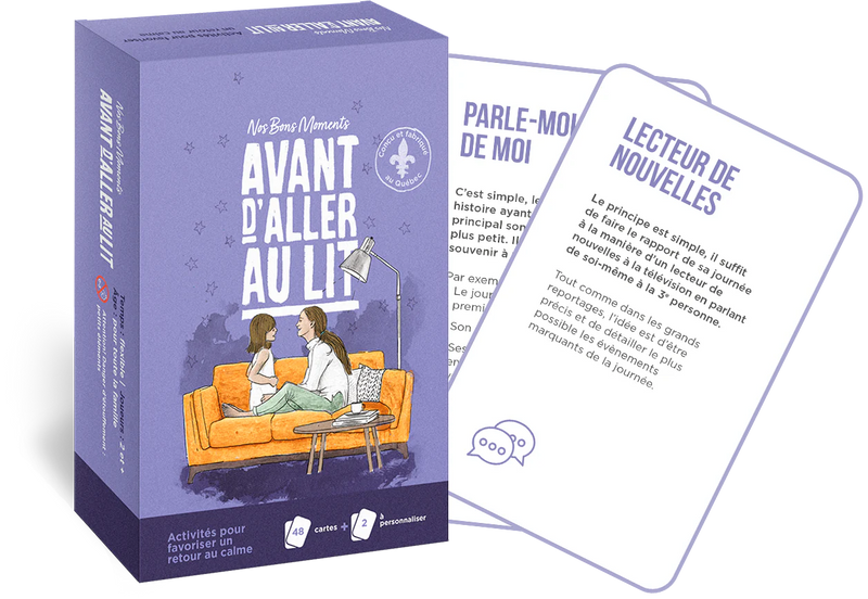 JEU NOS BONS MOMENTS - AVANT D'ALLER AU LIT