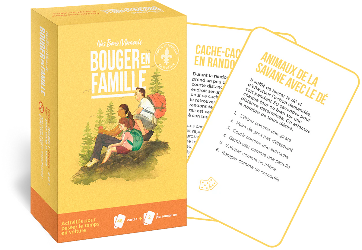 JEU NOS BONS MOMENTS - BOUGER EN FAMILLE