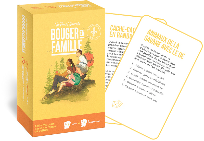 JEU NOS BONS MOMENTS - BOUGER EN FAMILLE