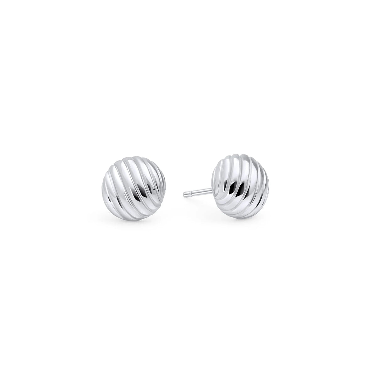BOUCLES D'OREILLES TORSADEES ACIER INOXYDABLE SIMONE