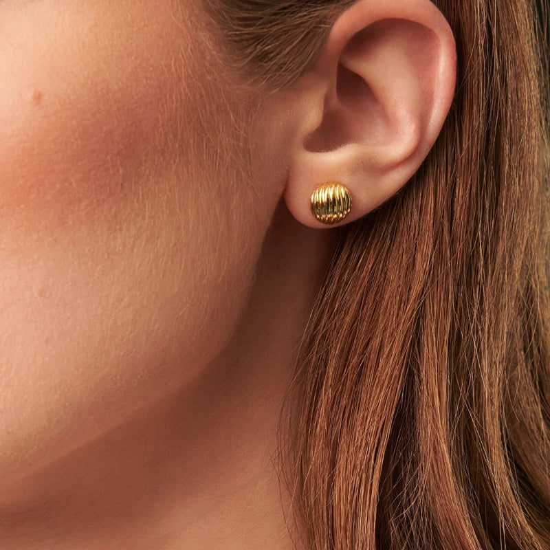 BOUCLES D'OREILLES TORSADEES ACIER INOXYDABLE SIMONE