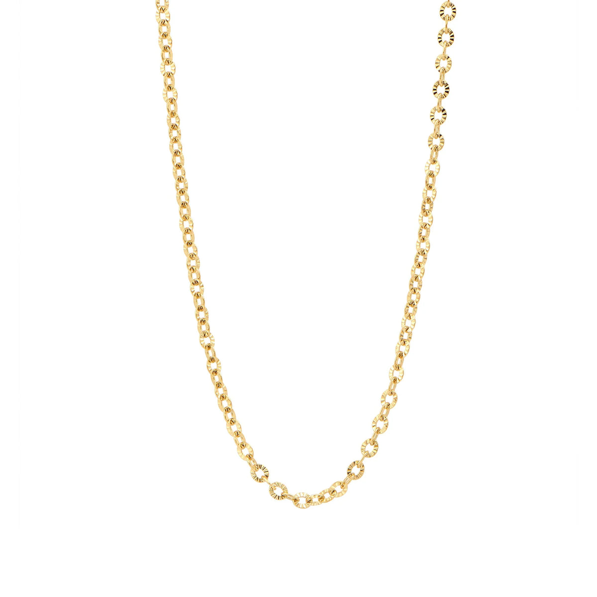COLLIER ACIER INOXYDABLE DORE ALICE
