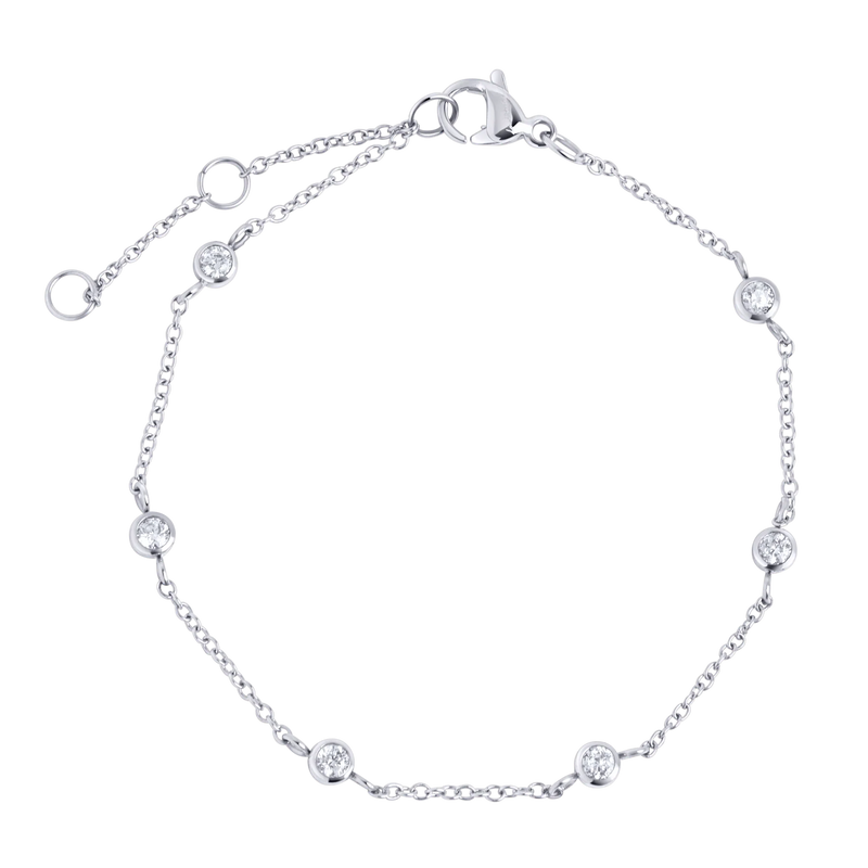 BRACELET EN  ACIER INOXYDABLE AVEC ZIRCONS JUPITER MIA BIJOUX