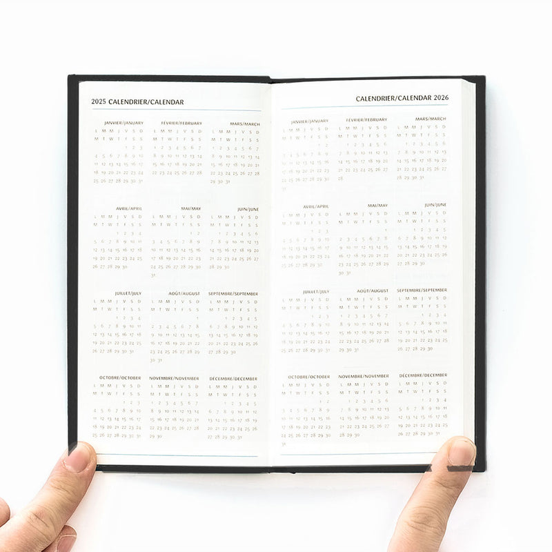 AGENDA  ANNUEL 2025 TROI NOIR - CALENDRIER