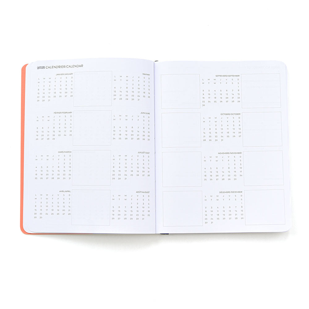 AGENDA ANNUEL 2025 MELVILLE FLORAL - CALENDRIER