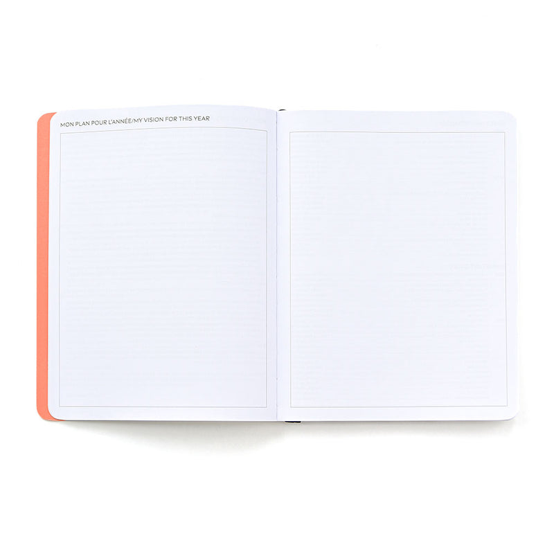 AGENDA ANNUEL 2025 MELVILLE FLORAL - PAGES DE NOTES