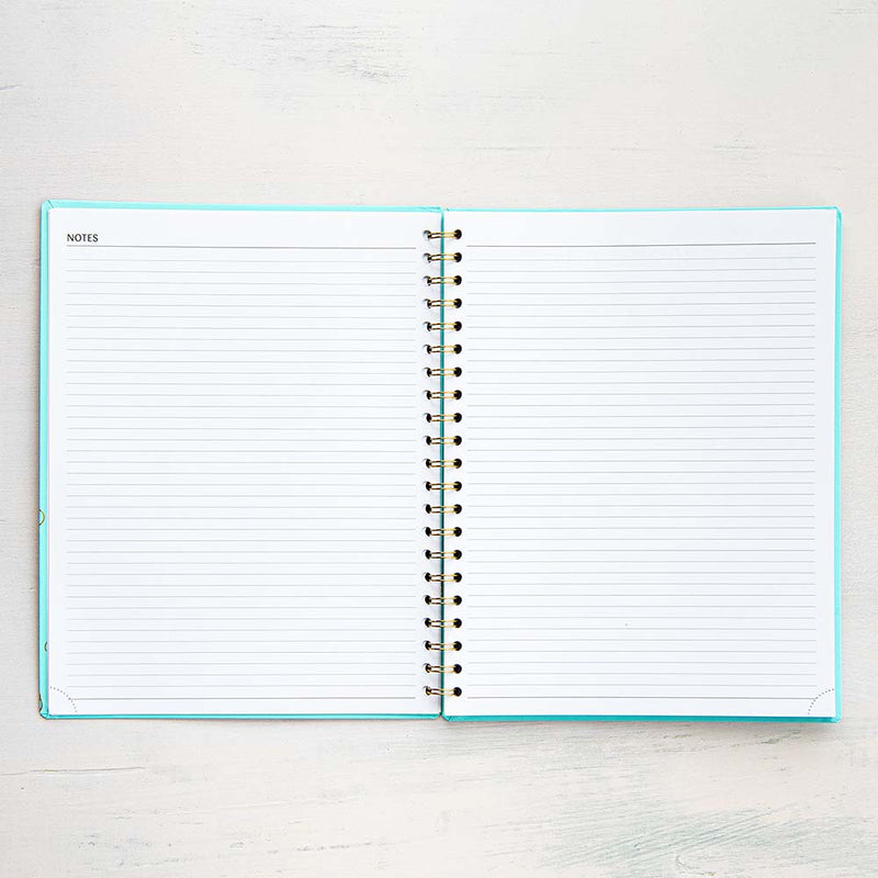 AGENDA ANNUEL 2025 KIBO OR BLEU - PAGES DE NOTES