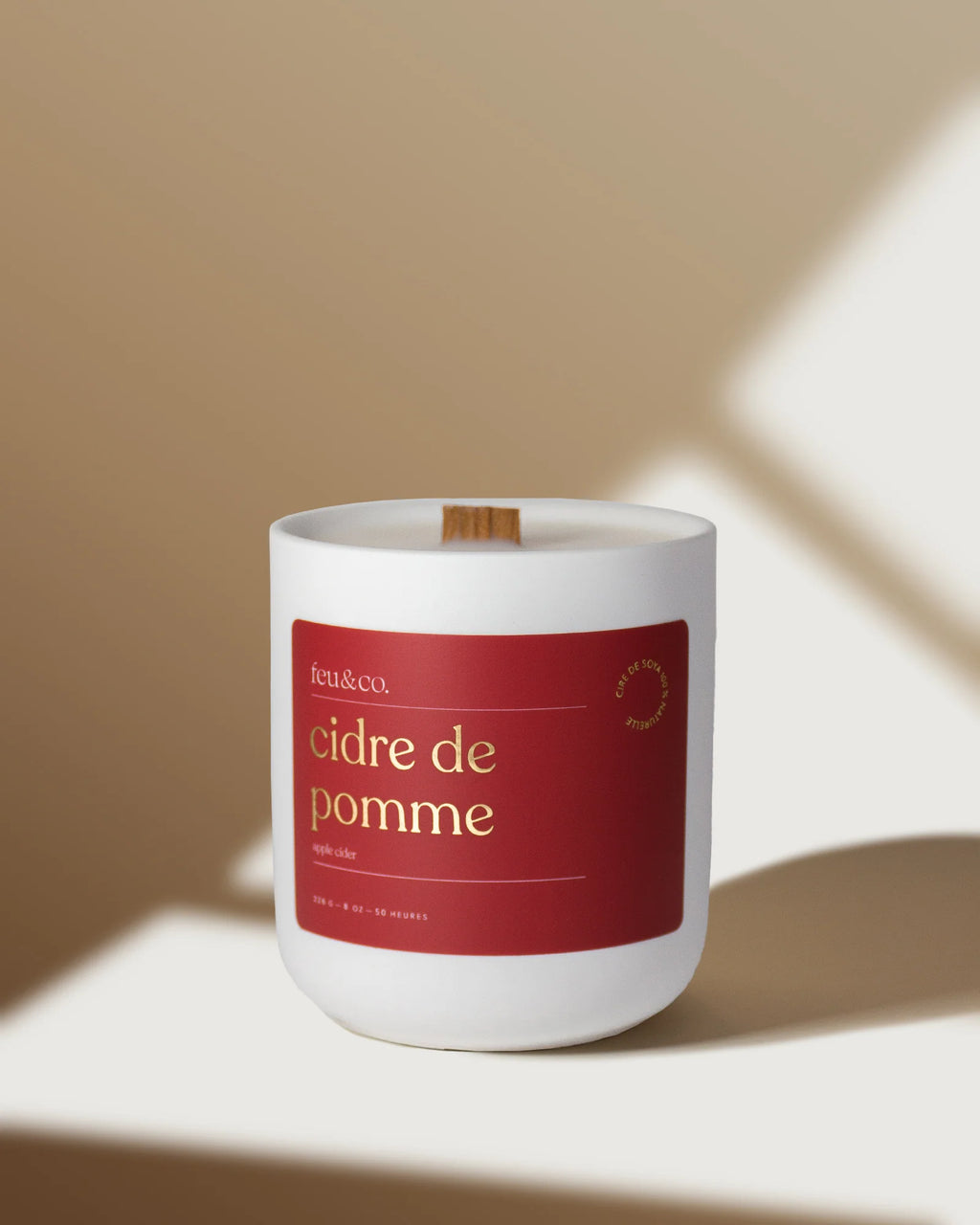 BOUGIE CIDRE DE POMME FEU ET CO