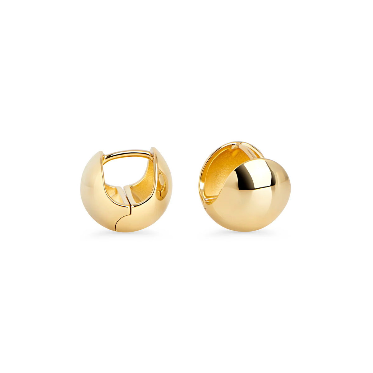 BOUCLES D'OREILLES DORMEUSES ACIER INOXYDABLE DORE ROXY