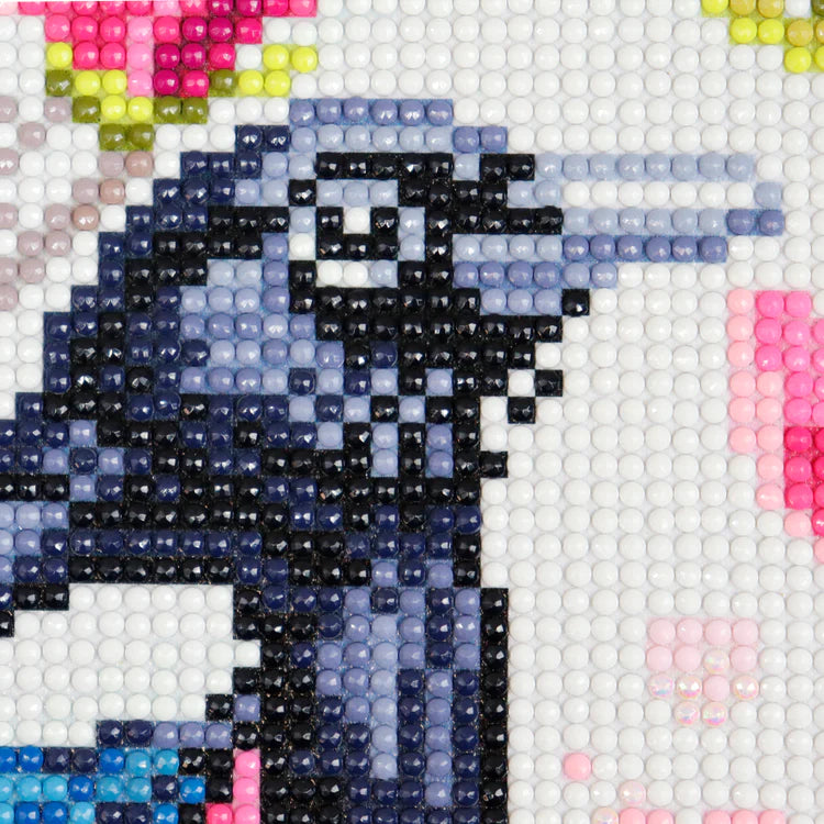 BRODERIE DE DIAMANTS RONDS : MAGPIE