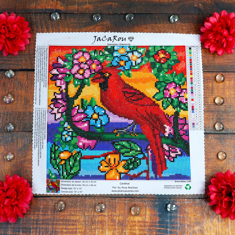 BRODERIE DE DIAMANTS : CARDINAL | JACAROU