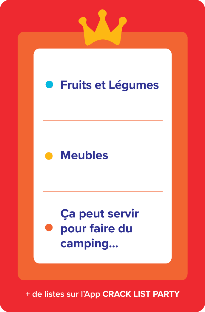 JEU CRACK LIST - RANDOLPH