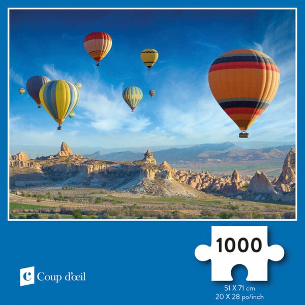 CASSE-TETE MONTGOLFIERES 1000 MORCEAUX