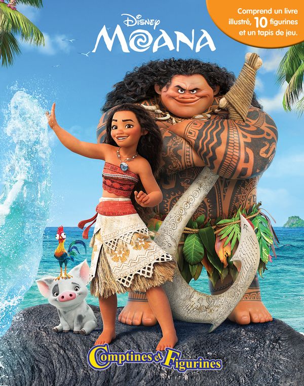 DISNEY MOANA -  COMPTINES ET FIGURINES