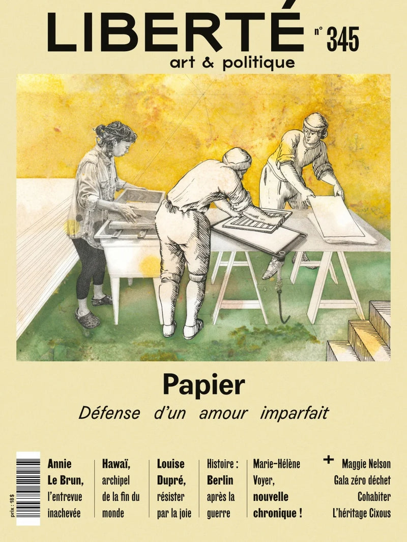 LIBERTÉ NO 45 - PAPIER DÉFENSE D'UN AMOUR IMPARFAIT