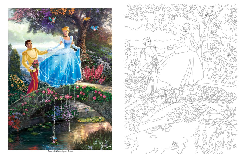 DISNEY DREAM COLLECTION LIVRE DE COLORIAGE | THOMAS KINKADE STUDIOS