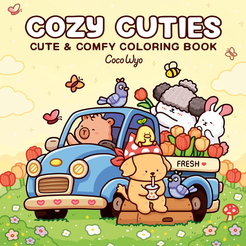 COZY CUTIES LIVRE DE COLORIAGE POUR ADULTES ET ENFANTS | COCO WYO