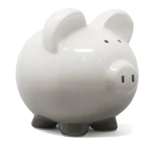 TIRELIRE COCHON GRIS OMBRÉ - BELLA FLOR