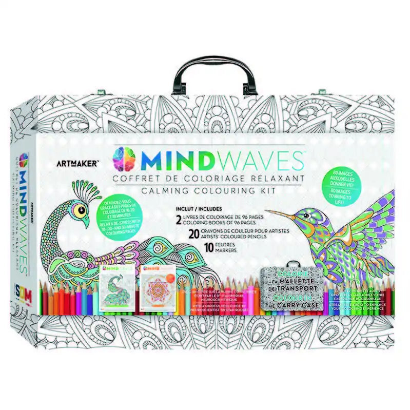 MINDWAVES COFFRET DE COLORIAGE RELAXANT