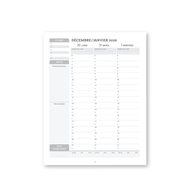 AGENDA HARMONIE 2026