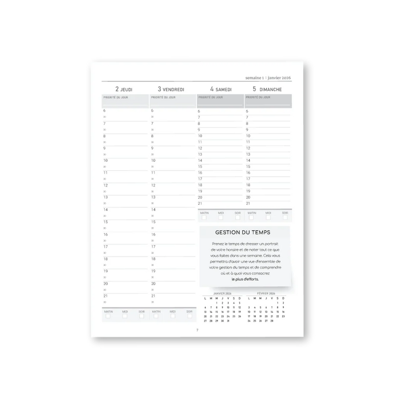 AGENDA HARMONIE 2026