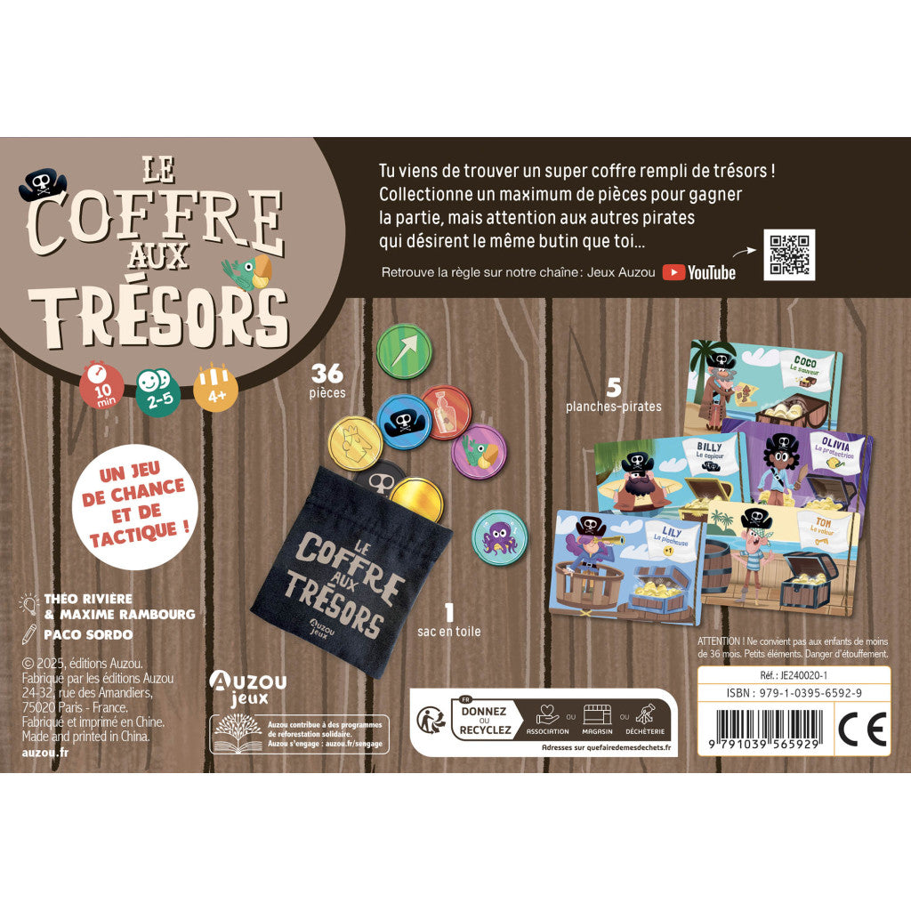 JEU - LE COFFRE AUX TRESORS