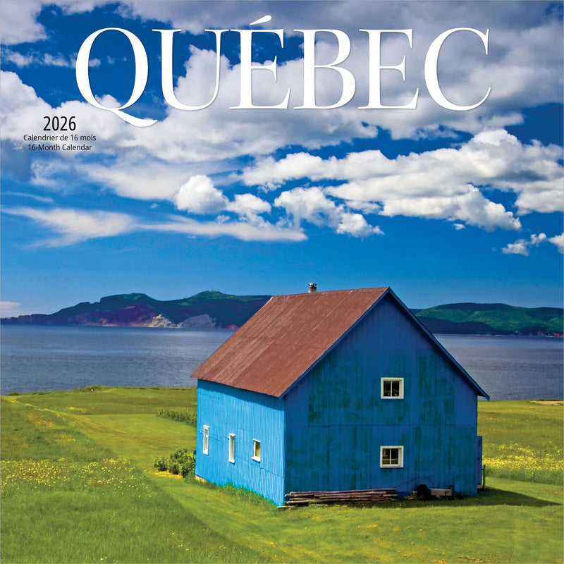 CALENDRIER MURAL 2026 QUEBEC