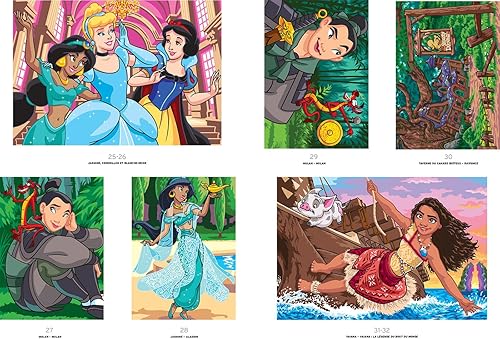 Coloriages mystères Disney : Princesses Tome 2