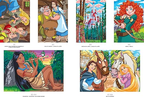 Coloriages mystères Disney : Princesses Tome 2