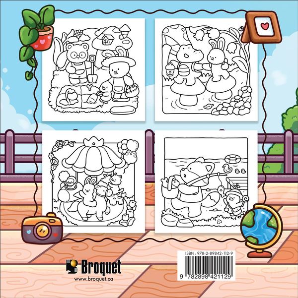 MIGNONS A CROQUER  COLORIAGE RECONFORTANT