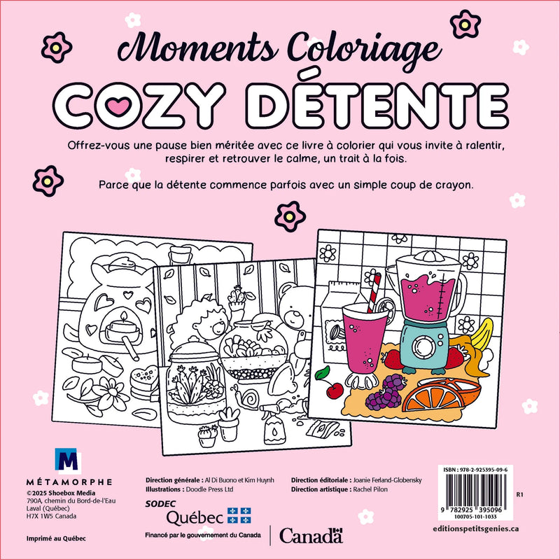 MOMENTS COLORIAGE  COZY DETENTE