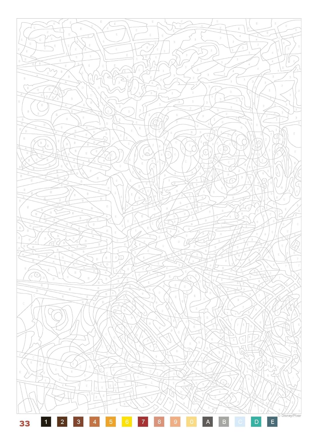 Coloriages mystères Disney - Pixar