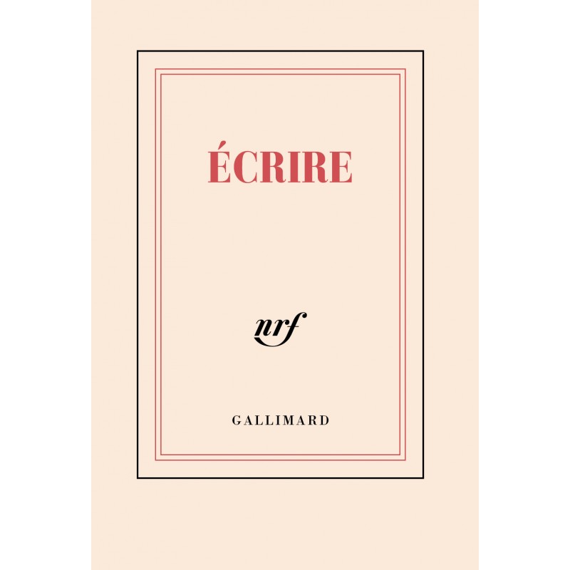 CARNET POCHE « ÉCRIRE » – GALLIMARD