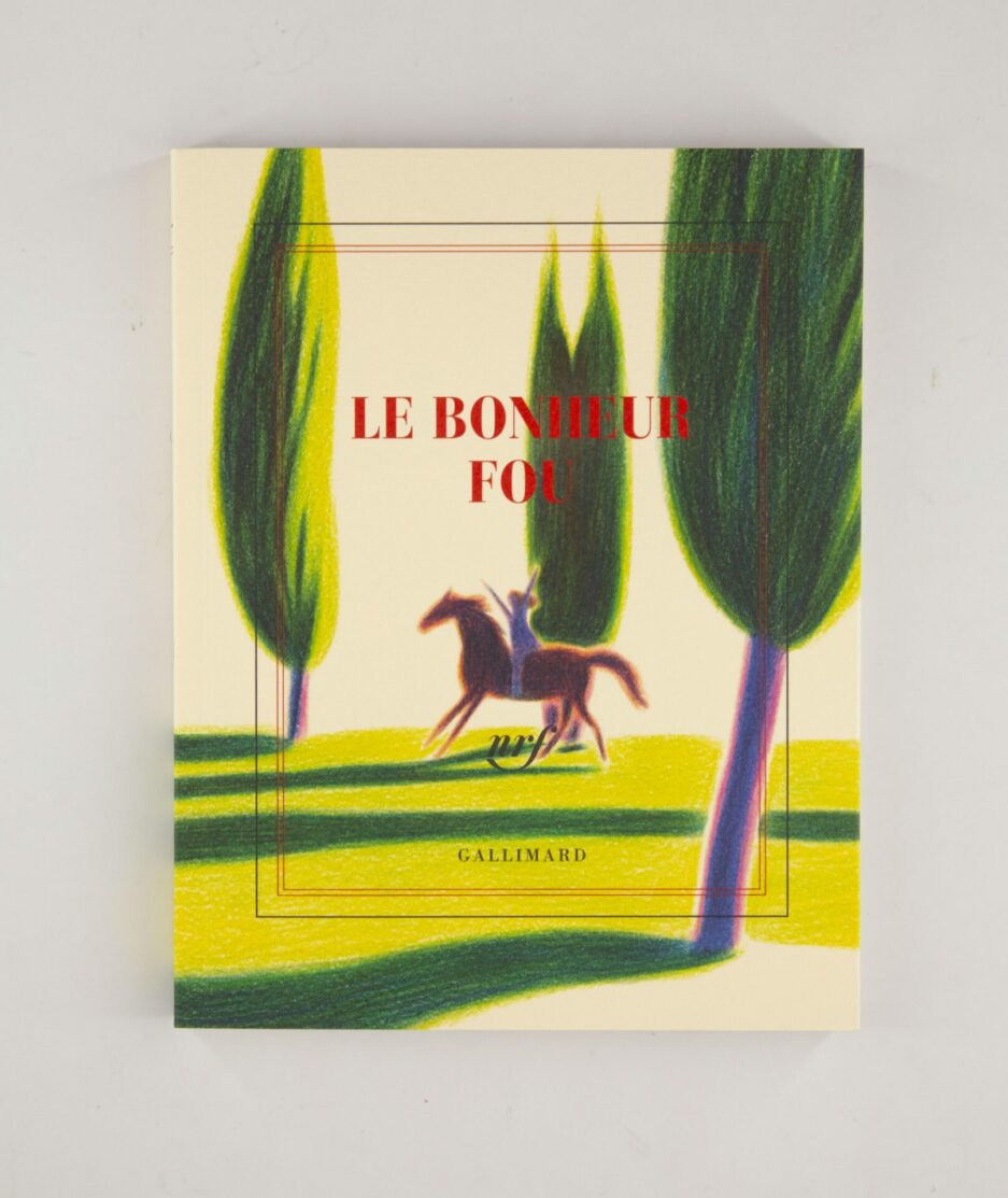 CARNET CARRÉ ILLUSTRÉ « LE BONHEUR FOU » – PAPETERIE GALLIMARD