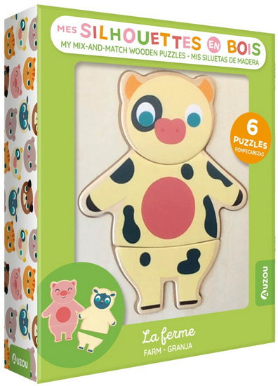 MES SILHOUETTES EN BOIS - LA FERME (CANADA)