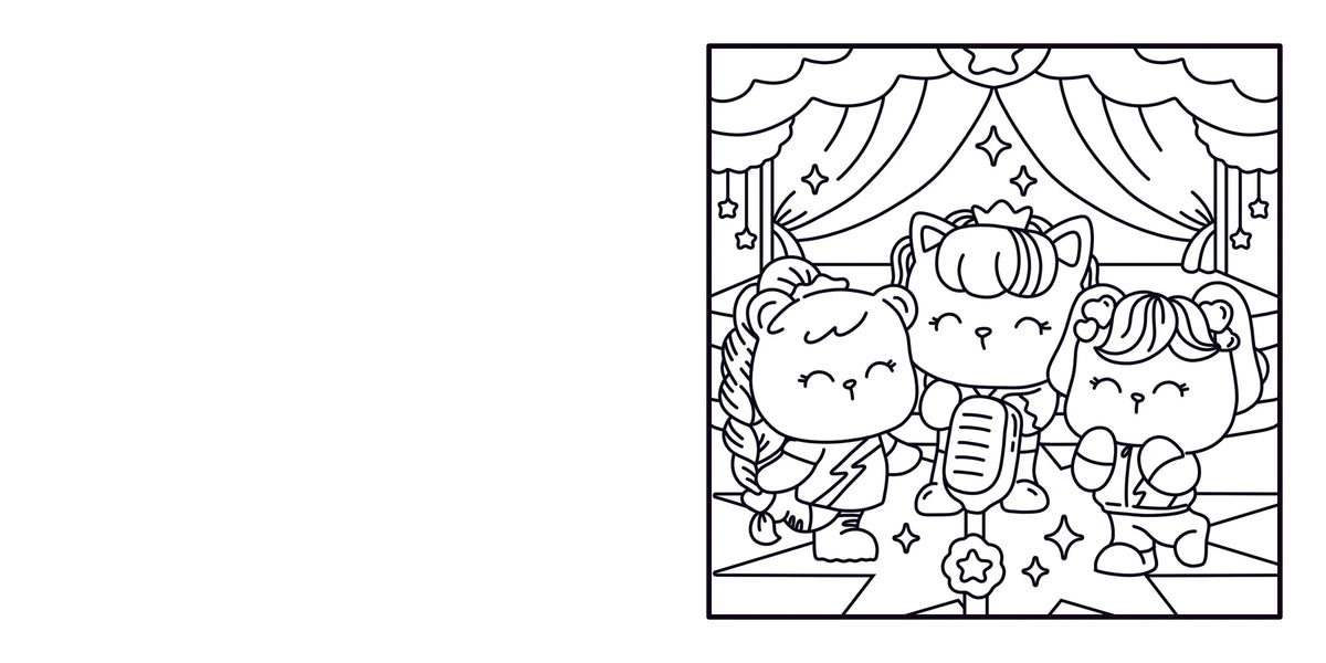 MOMENTS COLORIAGES - COZY K-POP