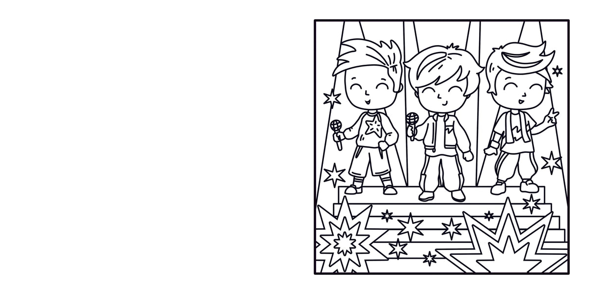 MOMENTS COLORIAGES - COZY K-POP