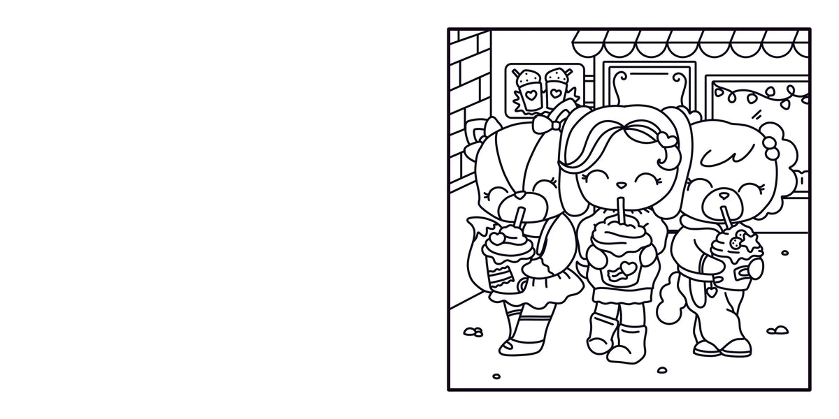 MOMENTS COLORIAGES - COZY K-POP