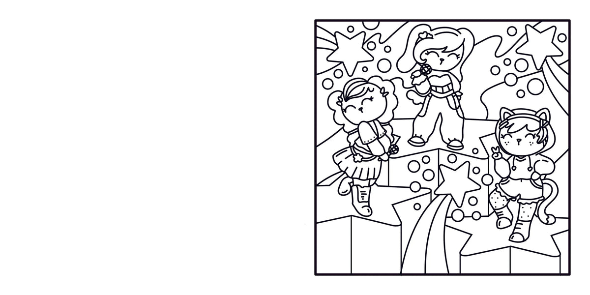 MOMENTS COLORIAGES - COZY K-POP