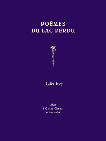 POEMES DU LAC PERDU