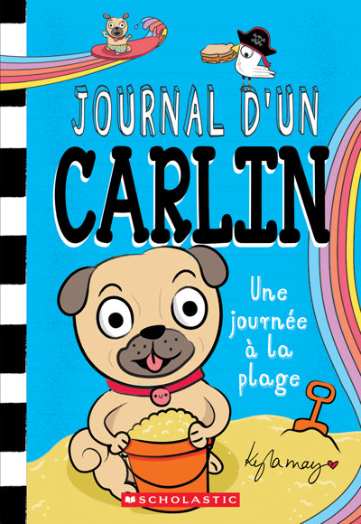 JOURNAL D'UN CARLIN T10 UNE JOURNEE A LA PLAGE