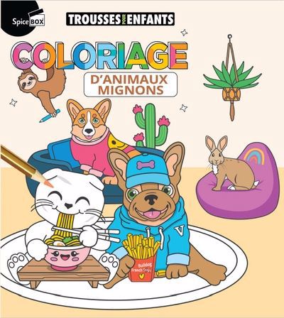 COLORIAGE D'ANIMAUX MIGNONS