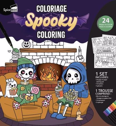 COLORIAGE SPOOKY