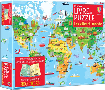 VILLES DU MONDE  (COFFRETS LIVRE ET PUZZLE)