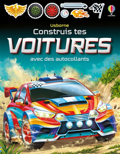 CONSTRUIS TES VOITURES AVEC DES AUTOCOLLANTS (DES 5 ANS)