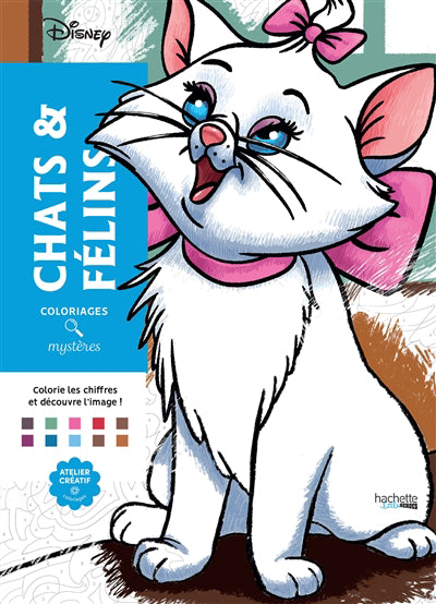 Chats & félins : coloriages mystères 10 novembre