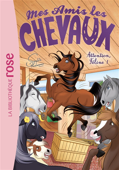 MES AMIS LES CHEVAUX T34 ATTENTION FELINE
