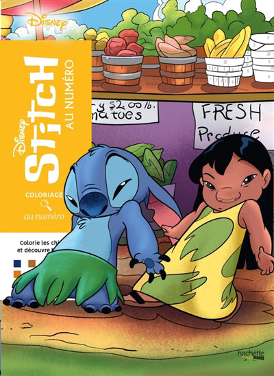 STITCH AU NUMERO -COLORIAGES AU NUMERO