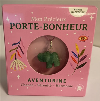 PRECIEUX PORTE-BONHEUR -AVENTURINE