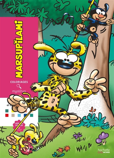 MARSUPILAMI -COLORIAGES MYSTERES